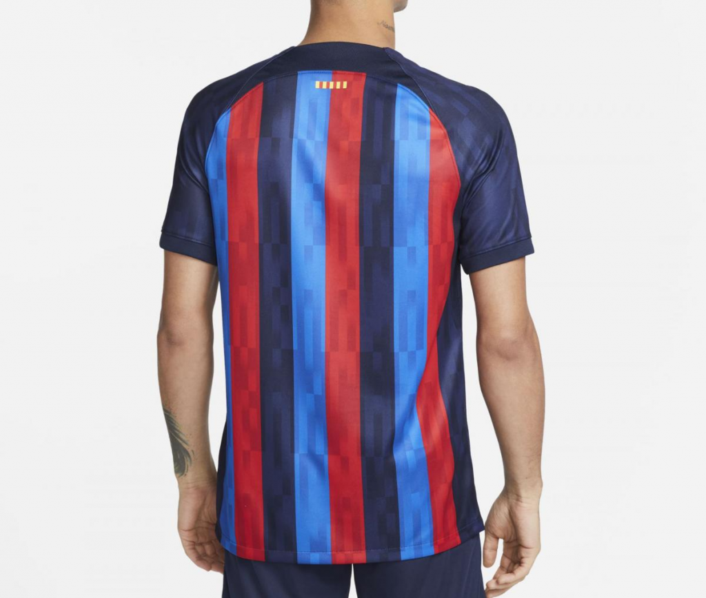 Maillot Barça Domicile 2022 2023 Bleu Rouge boutique dispatche