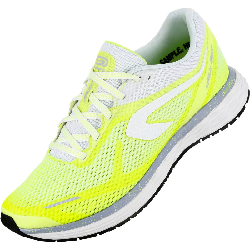 chaussure running jaune fluo