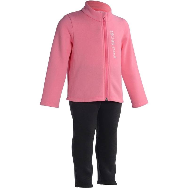 SURVÊTEMENT 120 GYM BABY IMPRIMÉ ROSE WARM'Y ZIP
