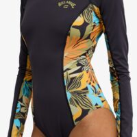 MAILLOT DE BAIN 1 PIECE FEMME MANCHES LONGUES ET BACK ZIP