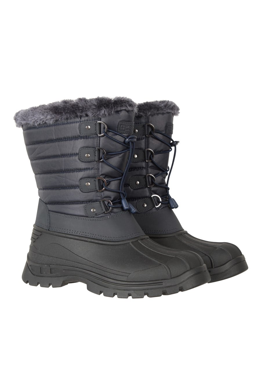 BOTTES DE RANDONNÉE NEIGE HOMME X-WARM NOIRES.