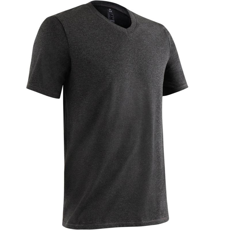 T-SHIRT COL V SLIM GYM STRETCHING HOMME – Image 7