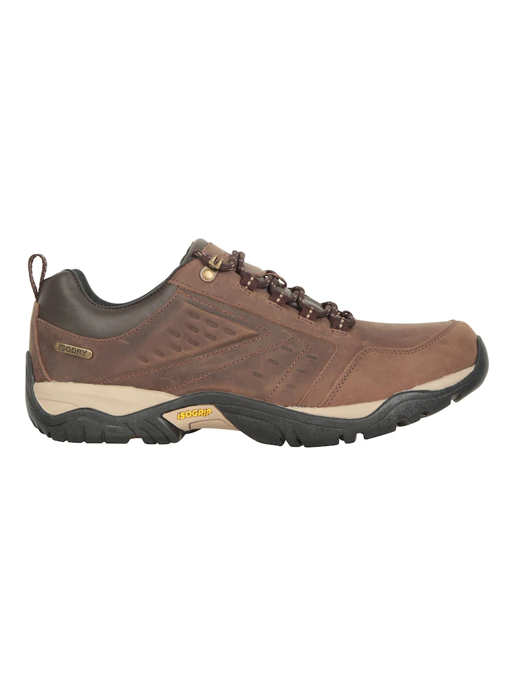 CHAUSSURES MARCHE SPORTIVE HOMME CONFORT CUIR MARRON