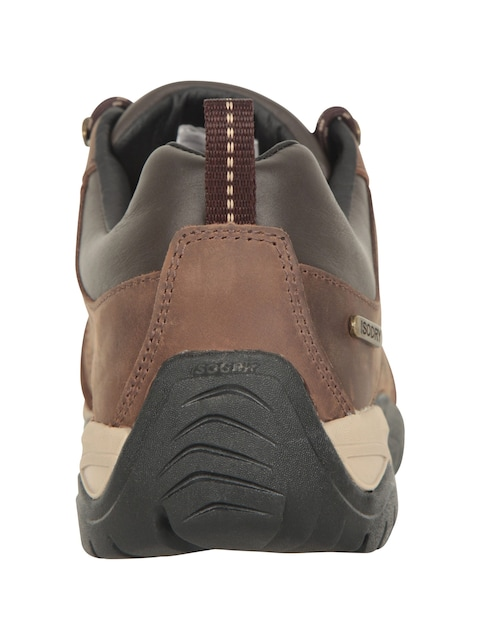CHAUSSURES MARCHE SPORTIVE HOMME CONFORT CUIR MARRON - Image 4