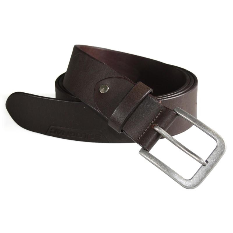 CEINTURON CHASSE CUIR MARRON