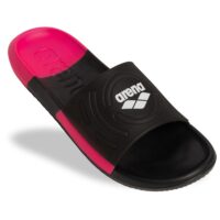 SANDALES DE PISCINE HOMME SLAP 900 PICOTS NOIR ROUGE