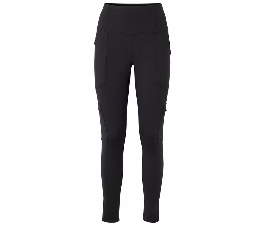 LEGGING DE TREK VOYAGE RENFORCÉ & MULTIPOCHES - TRAVEL 500 KAKI FEMME - Image 2