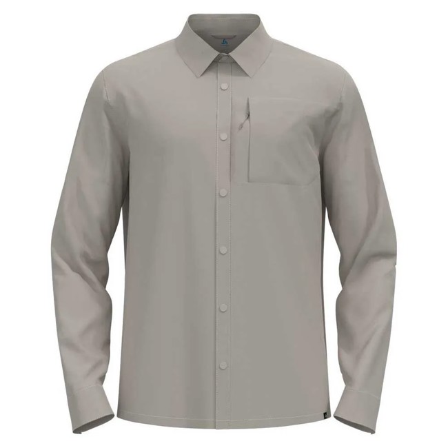 CHEMISE DE TREK VOYAGE - TRAVEL 500 MODUL MANCHES LONGUES KAKI HOMME - Image 2