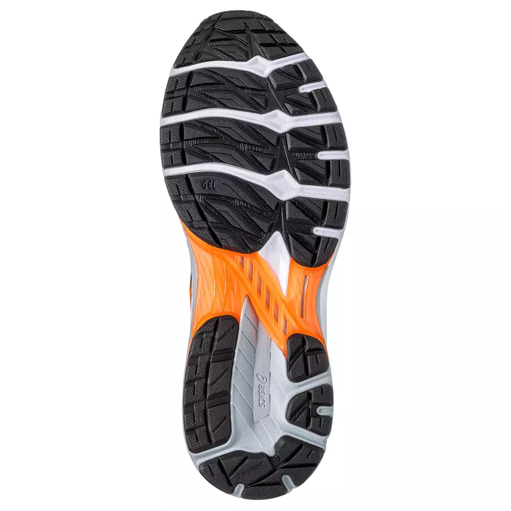 chaussure de running homme asics gel glyde gris orange