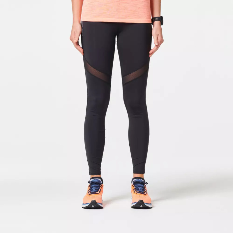 COLLANT RUNNING FEMME AVEC MAINTIEN SUPPORT NOIR