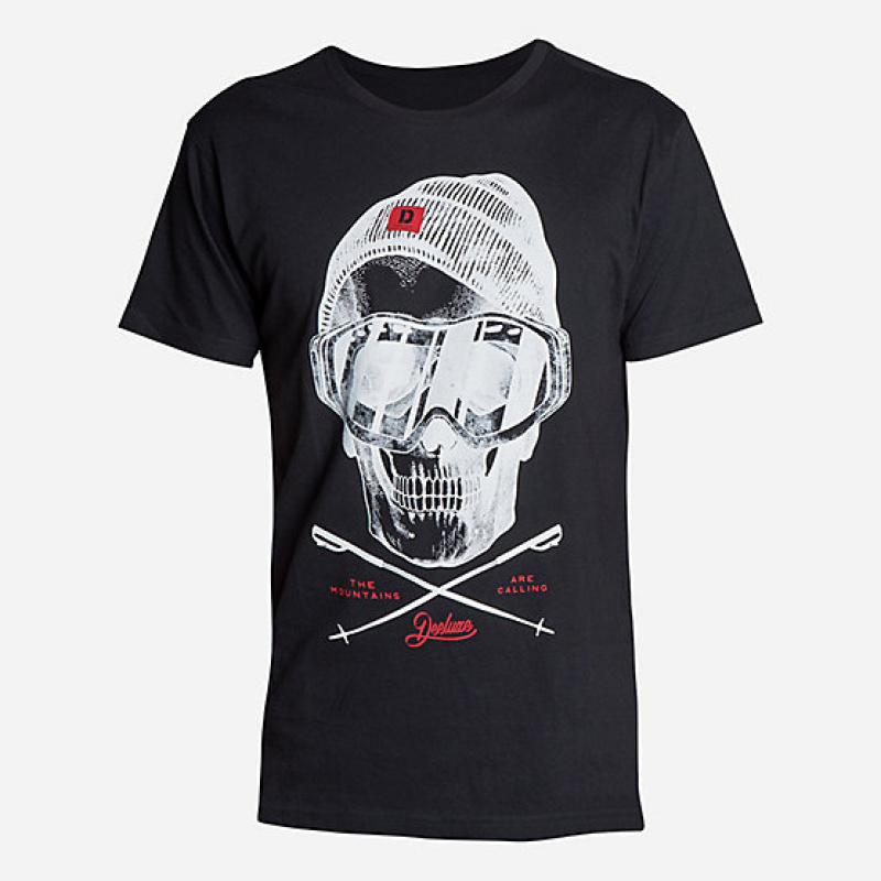 T-shirt manches courtes homme Landy Ts M M+ NOIR DEELUXE