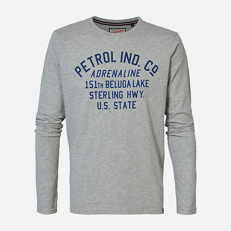 Tee-shirt à manches longues homme T-Shirt Ls R-Neck PETROL