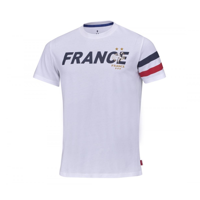 T-shirt France Graphic Blanc
