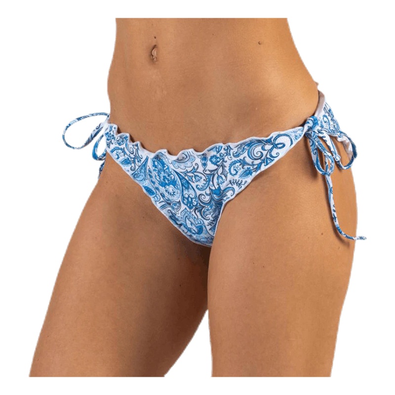 Kimo Ruffle Tie Tanga Blue