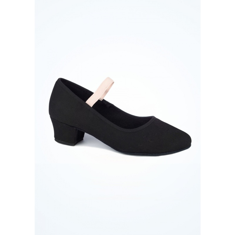Chaussures de caractère en toile Move Dance Julie - Talon Cubain 2,5cm
