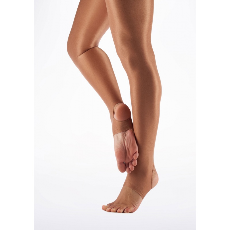 Collants de Danse étriers brillants Capezio - Toast
