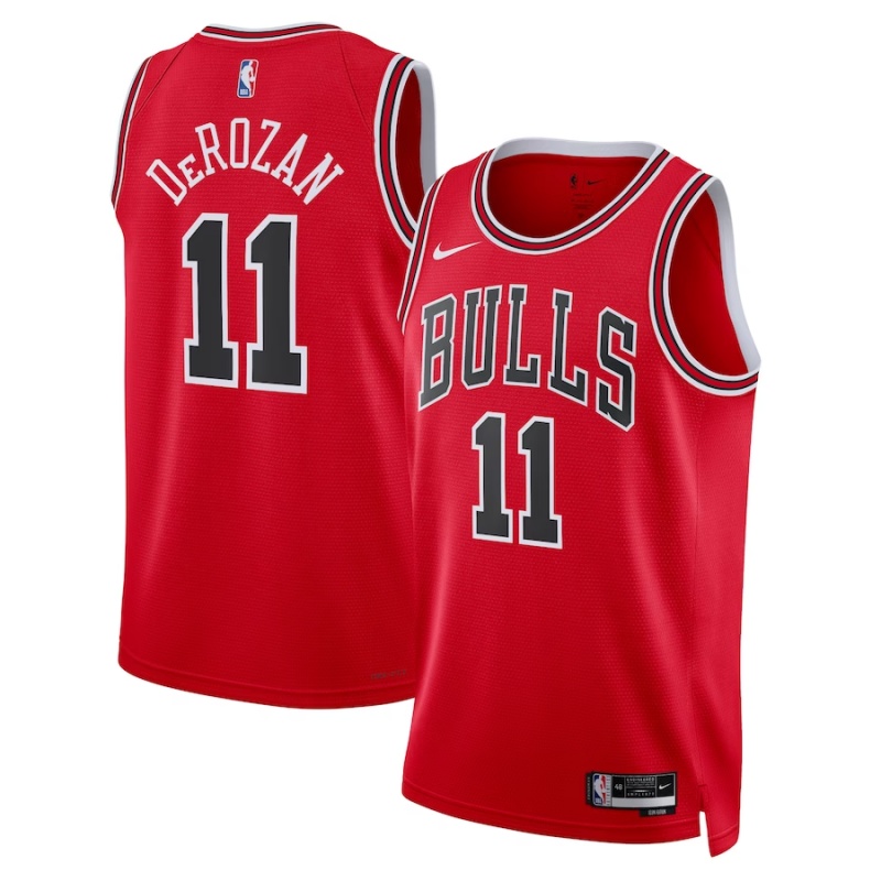 Maillot Chicago Bulls Nike Icon Edition Swingman - Rouge - DeMar DeRozan - Unisexe