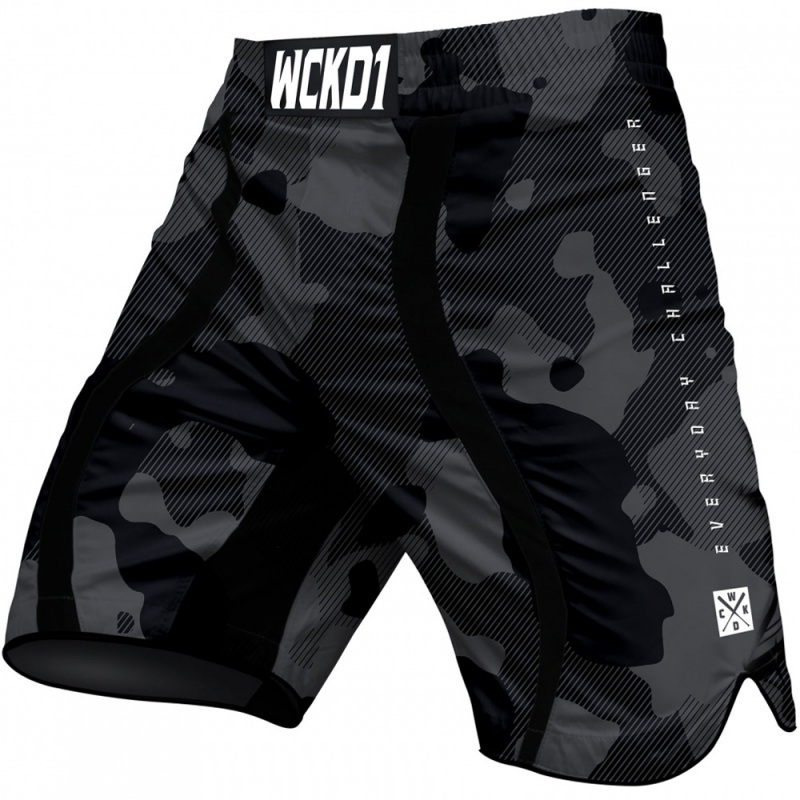 Short de MMA Wicked one Cloze Noir et Gris