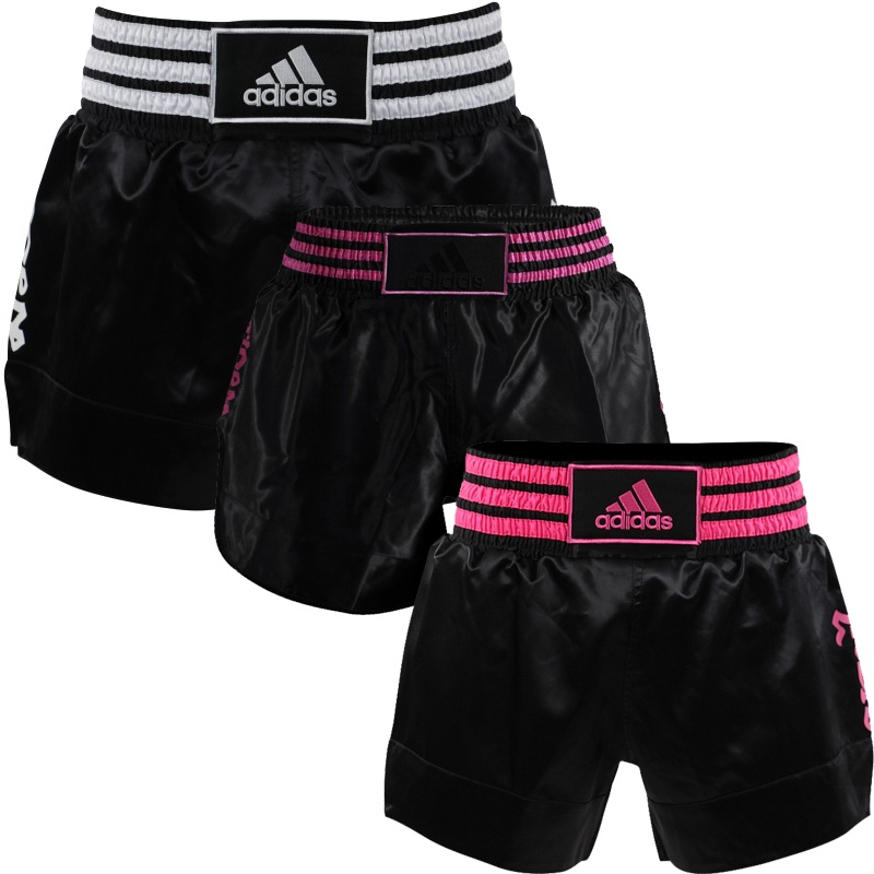 Short Kickboxing Noir/Fushia Metal Boxe Lady