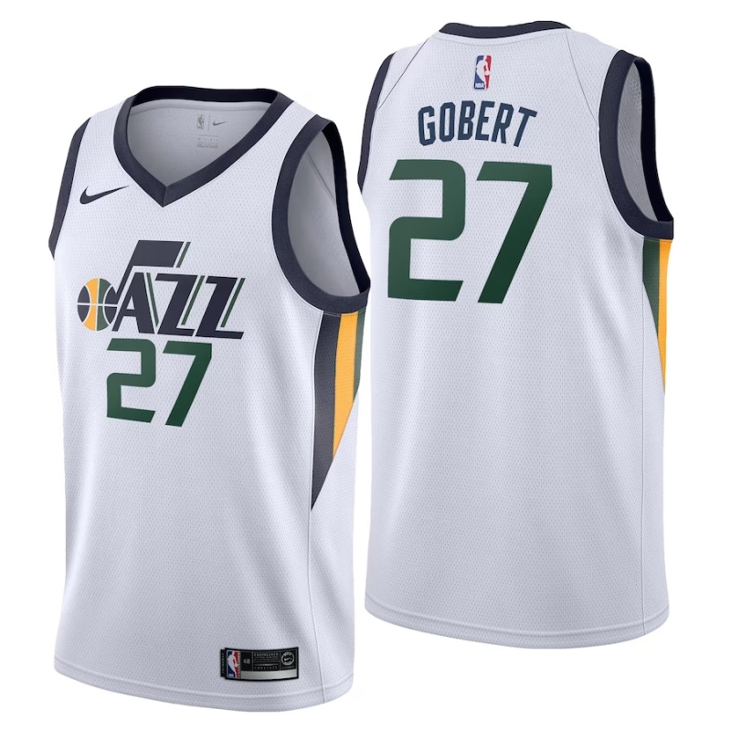 Utah Jazz Nike Association Swingman Maillot d'équipe de NBA - Rudy Gobert pour Homme