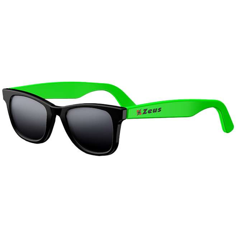 Lunettes de soleil noir / vert fluo