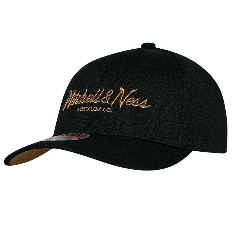 Bronze Pinscript Casquette 6HSSHATS-029-MNNBLCK