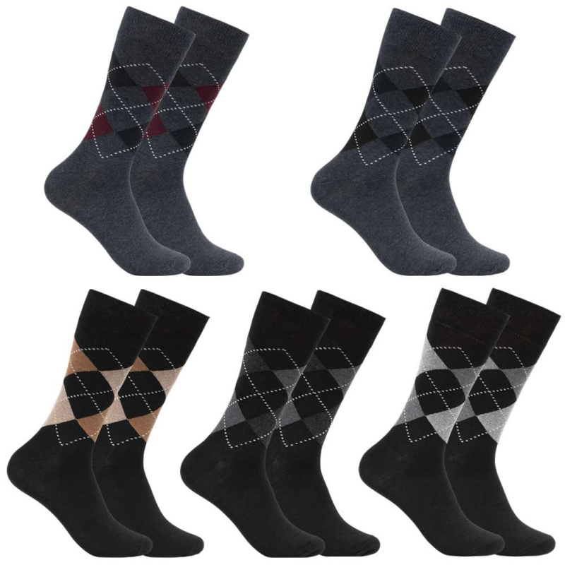 Musterschwiegersohn" Argyle Chaussettes 5 paires 6013 TAL