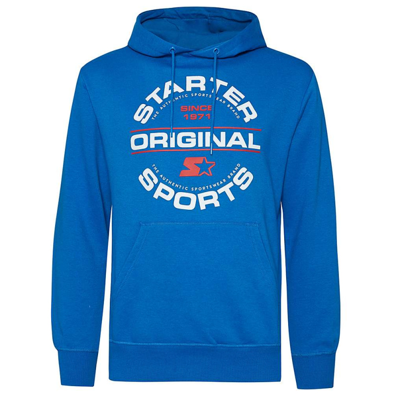 Samford Hommes Sweat à capuche CTK00792-BLEU