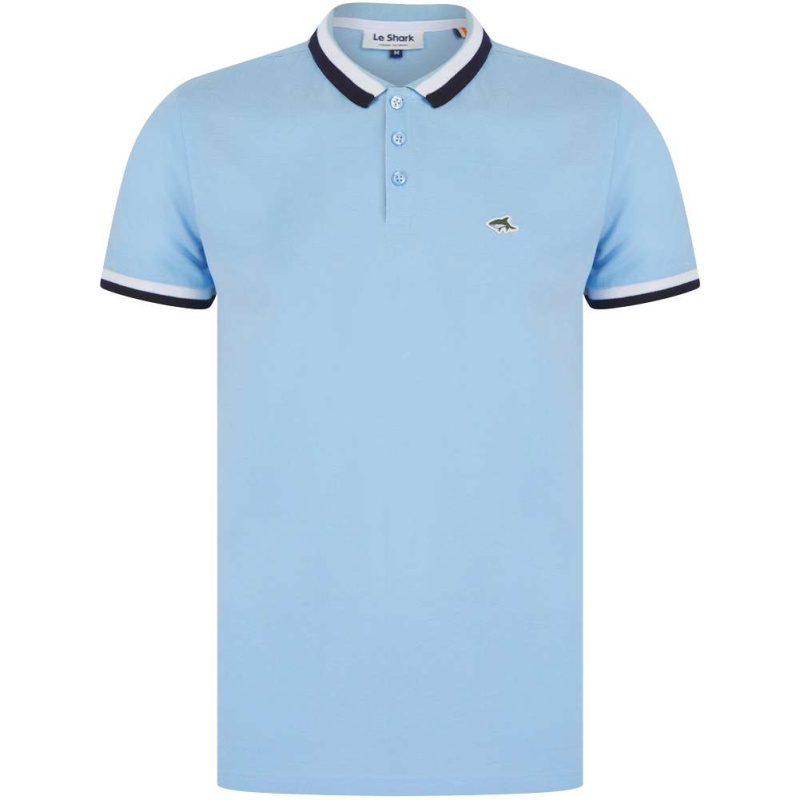 Varndell Hommes Polo 5X202121DW-Blue-Bell