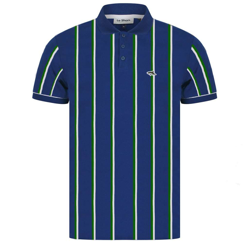 Sandford Hommes Polo 5X17858DW-Sky-Captain-Navy