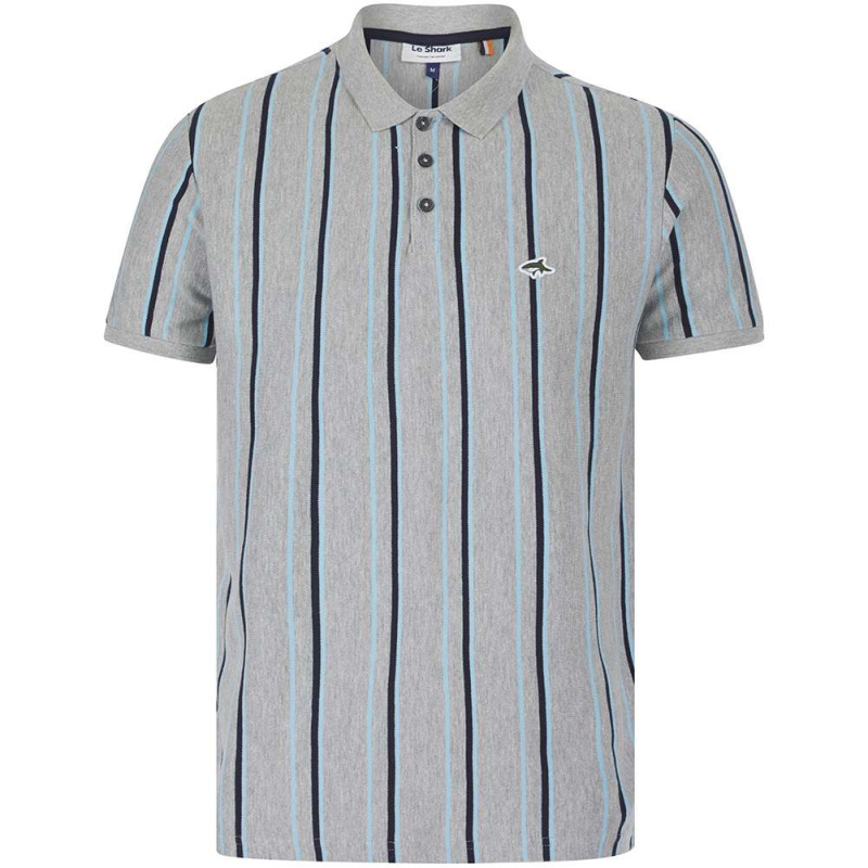 Sandford Hommes Polo 5X17858DW-Gris-Marne