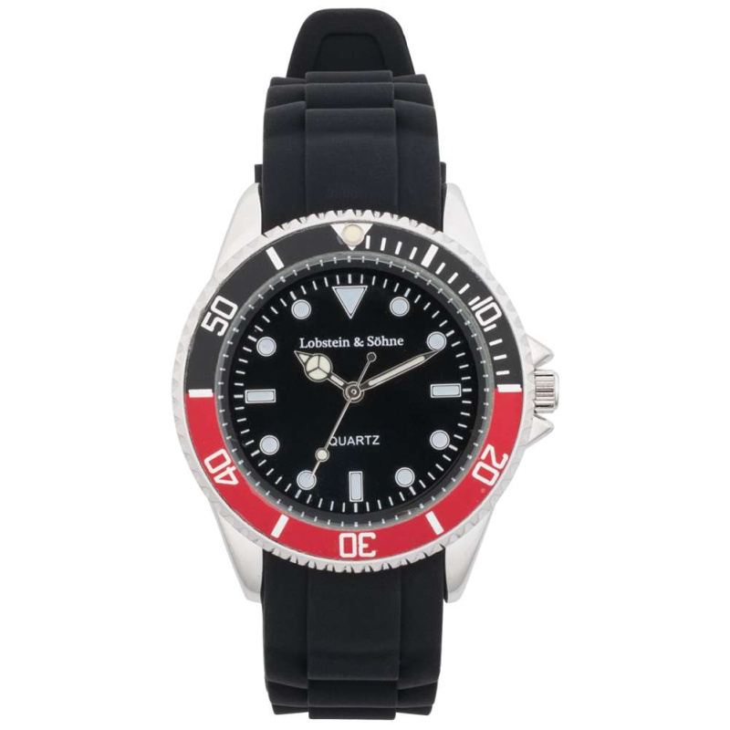 Konstantin" Montre noir/rouge